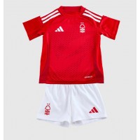 Camisa de Futebol Nottingham Forest Chris Wood #11 Equipamento Principal Infantil 2024-25 Manga Curta (+ Calças curtas)